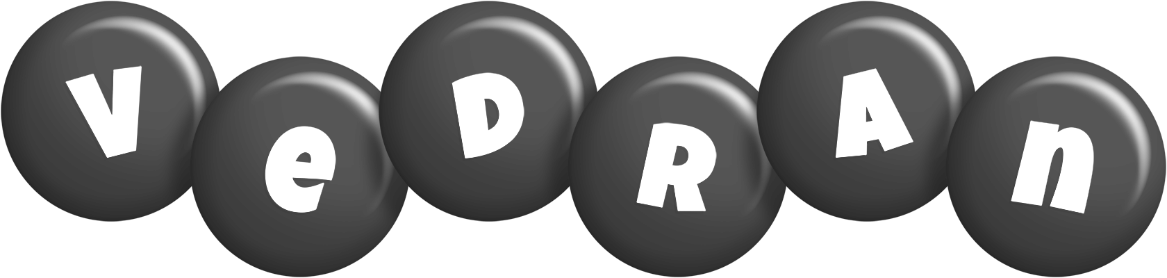 Vedran candy-black logo