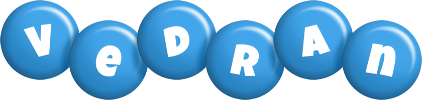 Vedran candy-blue logo