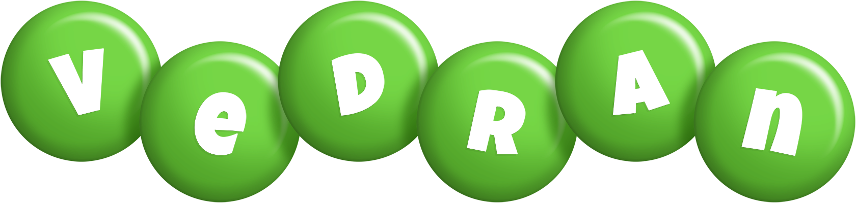 Vedran candy-green logo