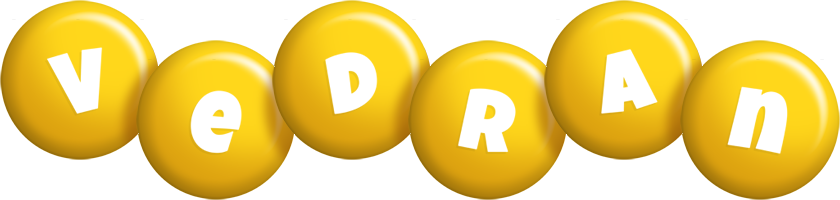 Vedran candy-yellow logo