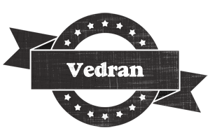 Vedran grunge logo