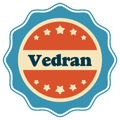 Vedran labels logo