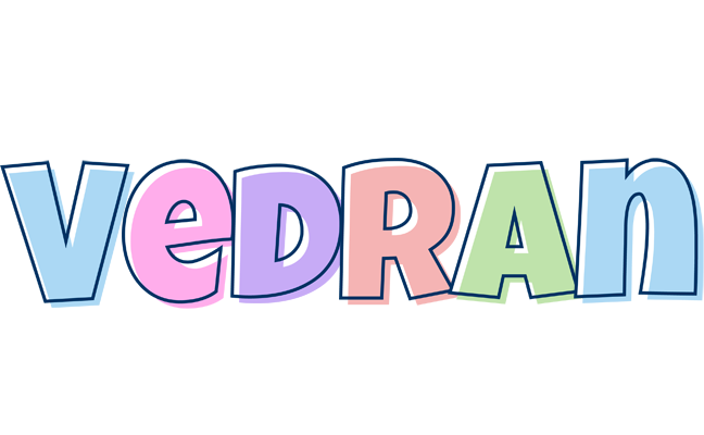 Vedran pastel logo