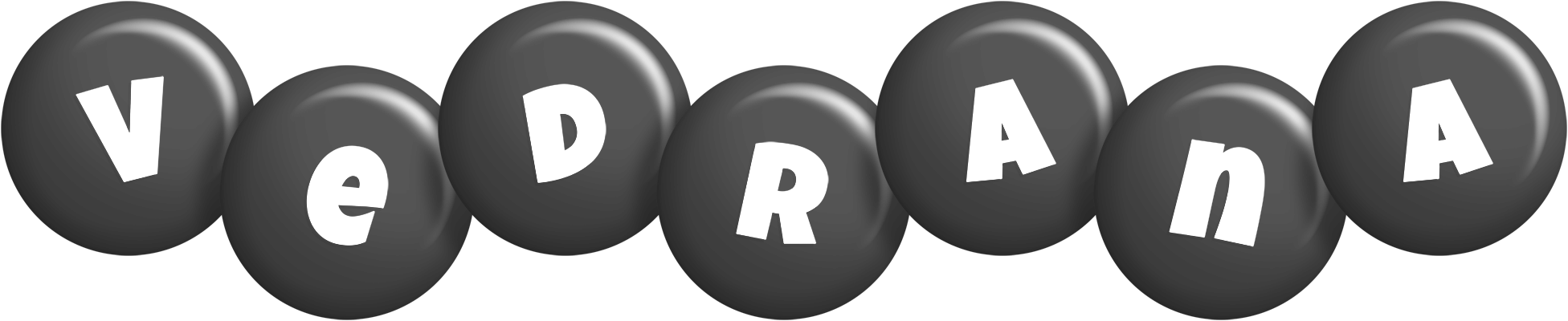 Vedrana candy-black logo