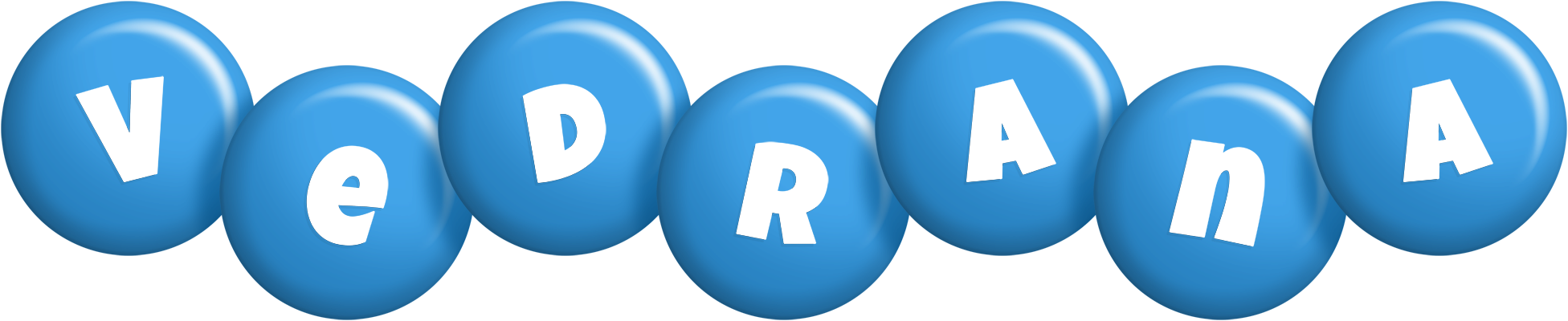 Vedrana candy-blue logo