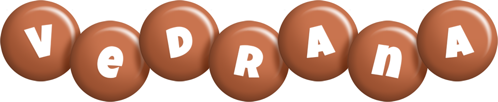 Vedrana candy-brown logo