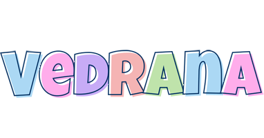 Vedrana pastel logo