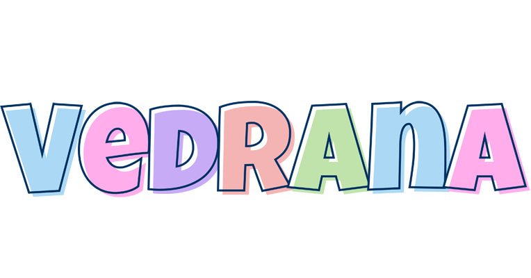 Vedrana pastel logo
