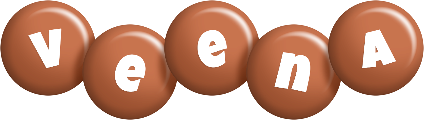 Veena candy-brown logo