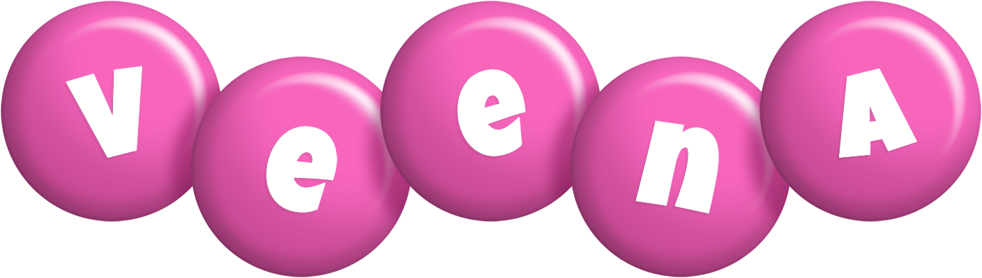 Veena candy-pink logo