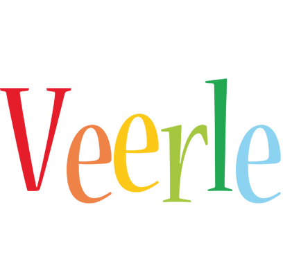 Veerle birthday logo