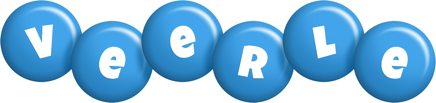 Veerle candy-blue logo