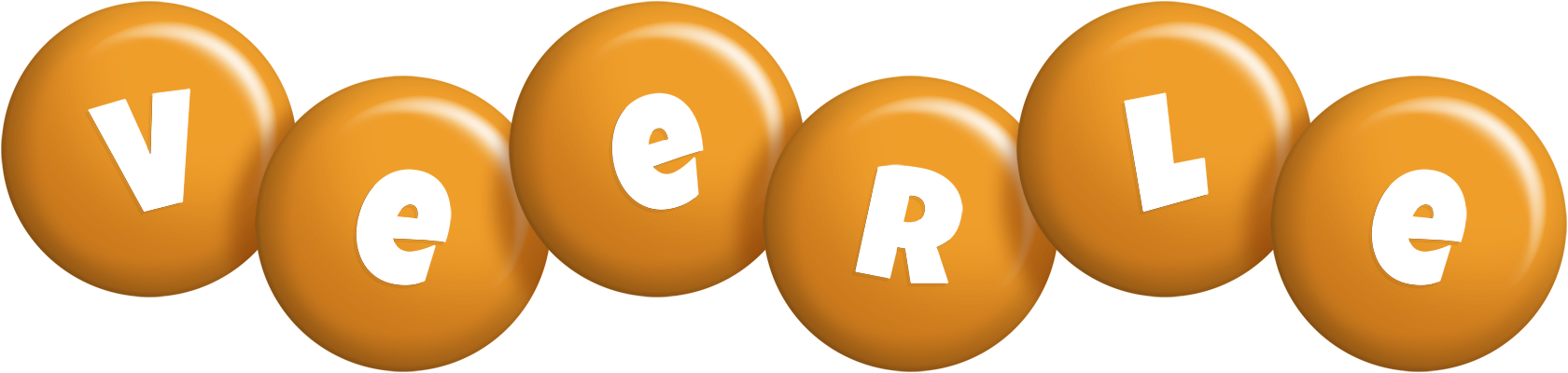 Veerle candy-orange logo