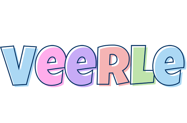 Veerle pastel logo