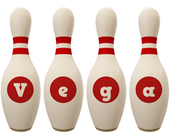 Vega bowling-pin logo