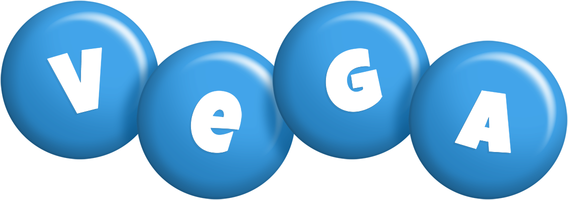 Vega candy-blue logo