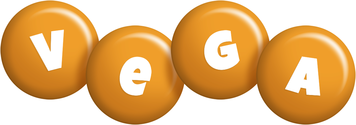 Vega candy-orange logo