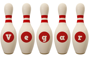 Vegar bowling-pin logo
