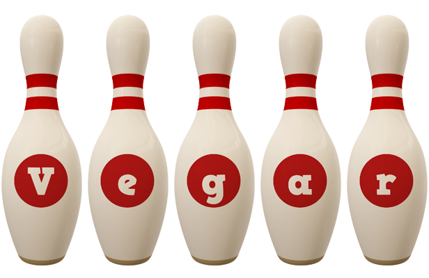 Vegar bowling-pin logo