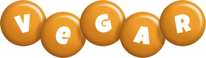Vegar candy-orange logo
