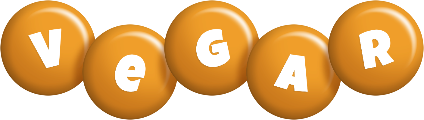 Vegar candy-orange logo