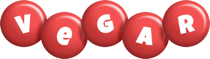 Vegar candy-red logo