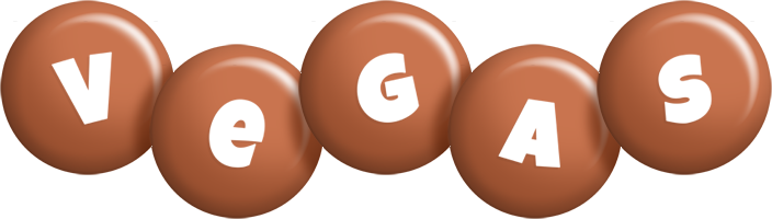 Vegas candy-brown logo