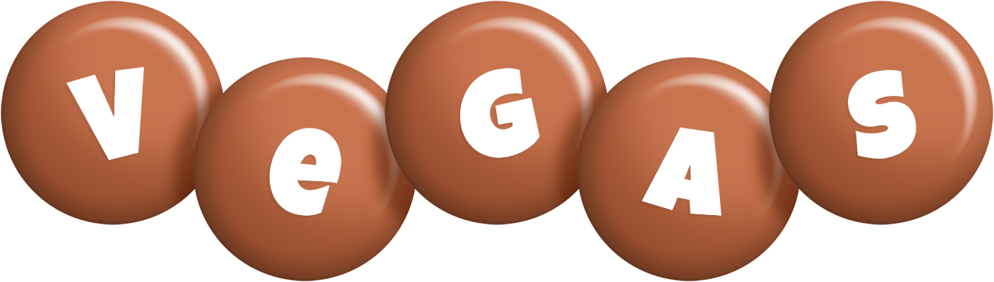 Vegas candy-brown logo