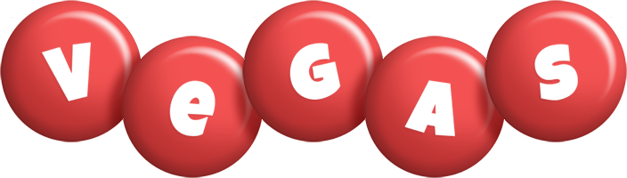 Vegas candy-red logo