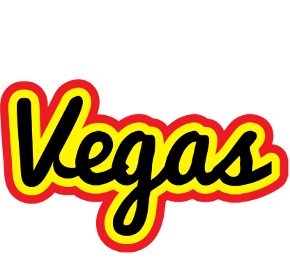 Vegas flaming logo