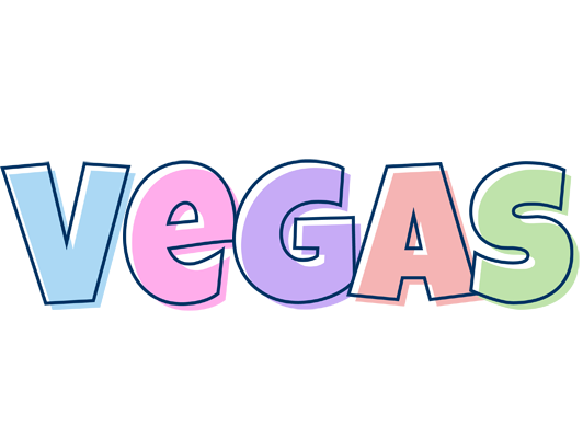 Vegas pastel logo