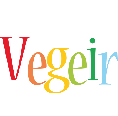 Vegeir birthday logo