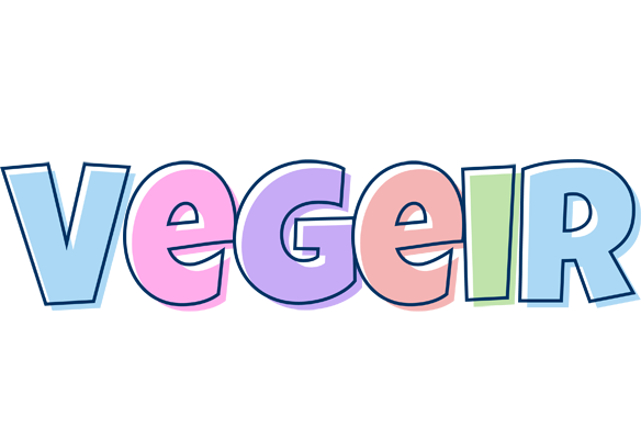 Vegeir pastel logo