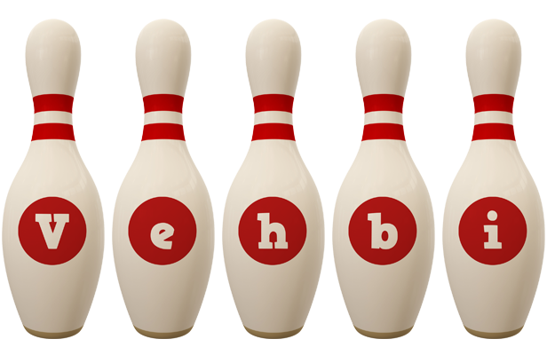 Vehbi bowling-pin logo