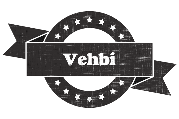 Vehbi grunge logo