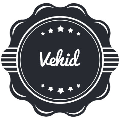 Vehid badge logo