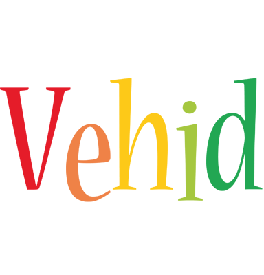 Vehid birthday logo