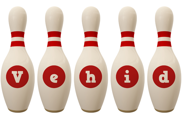 Vehid bowling-pin logo