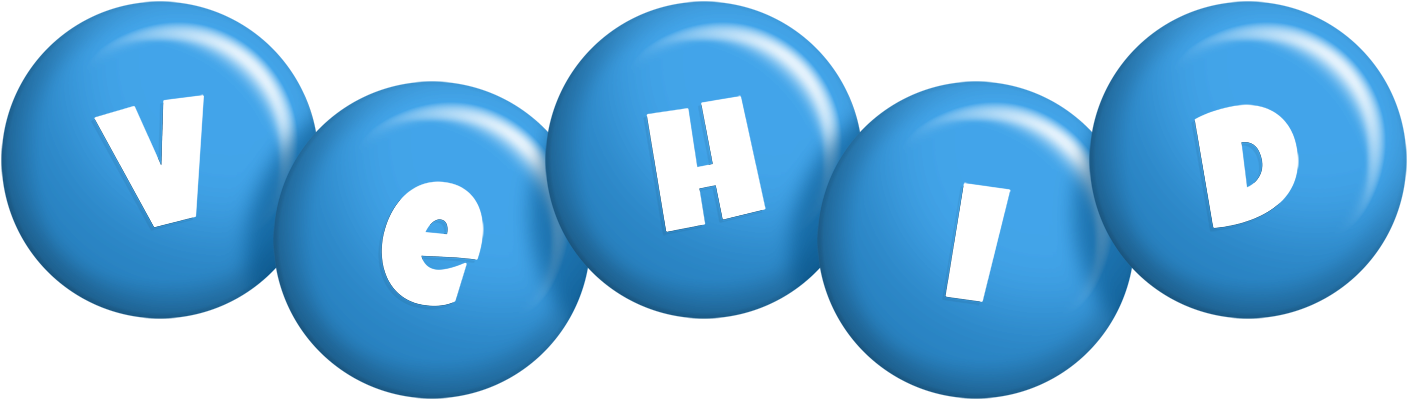 Vehid candy-blue logo