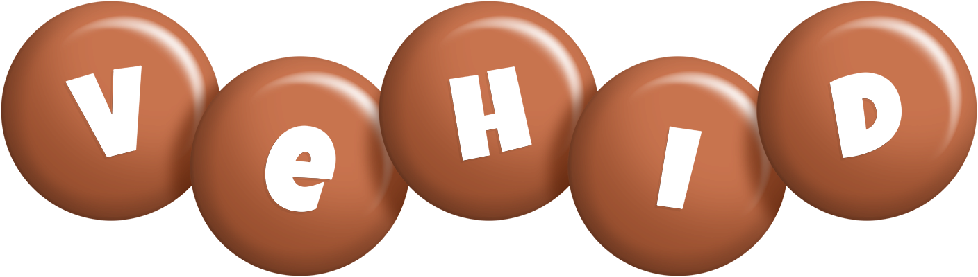 Vehid candy-brown logo