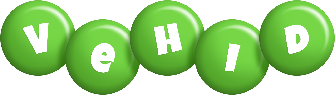 Vehid candy-green logo