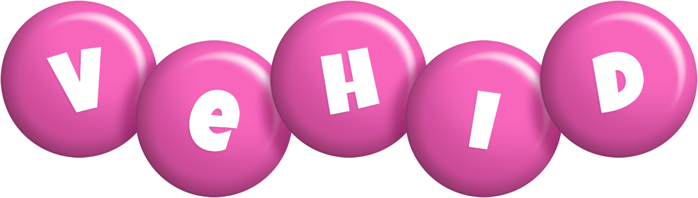Vehid candy-pink logo