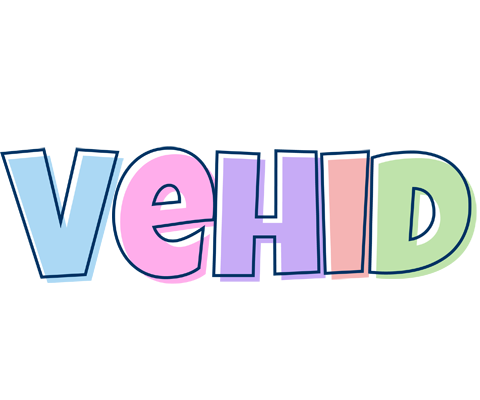 Vehid pastel logo