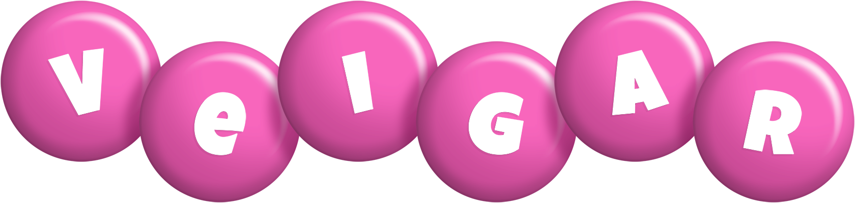 Veigar candy-pink logo