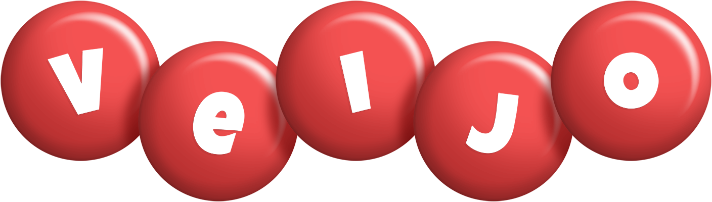Veijo candy-red logo
