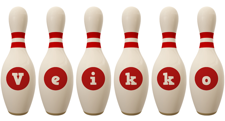 Veikko bowling-pin logo