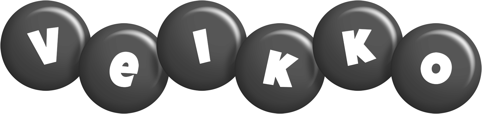Veikko candy-black logo