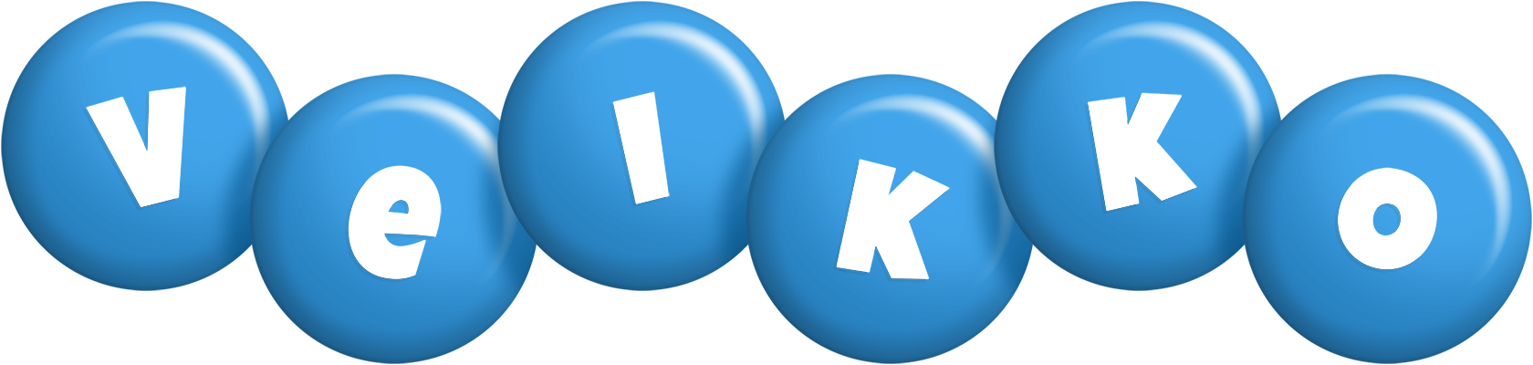 Veikko candy-blue logo