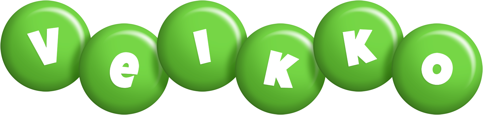 Veikko candy-green logo