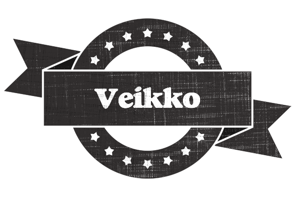 Veikko grunge logo